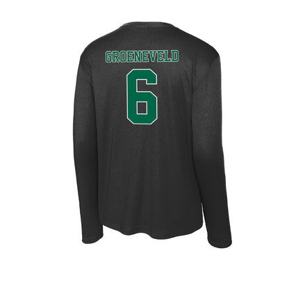 Tulane - NCAA Baseball : Aj Groeneveld - Activewear Long Sleeve T-Shirt-1