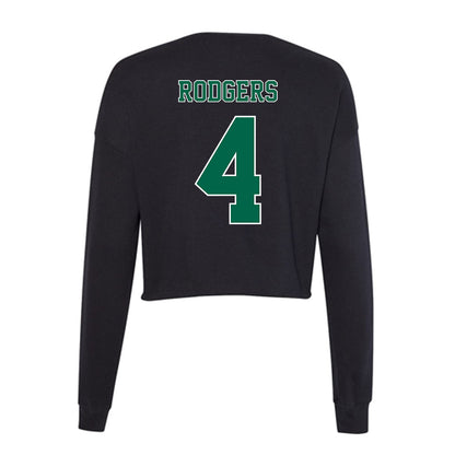 Tulane - NCAA Football : Chris Rodgers - Women's Cropped Crew Fleece-1