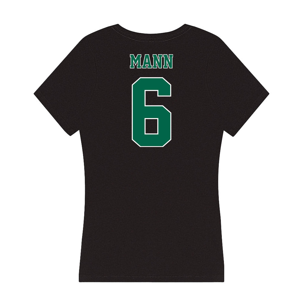 Tulane - NCAA Beach Volleyball : Lauren Mann - Women's V-Neck T-Shirt-1