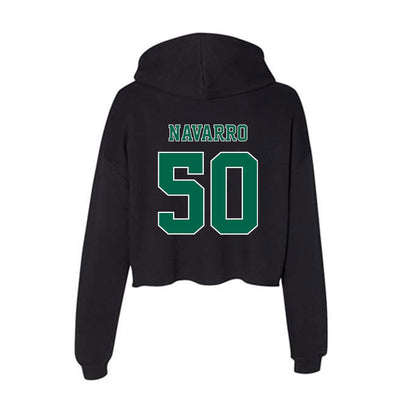 Tulane - NCAA Baseball : LuisPablo Navarro - Women's Crop Fleece Hoodie-1