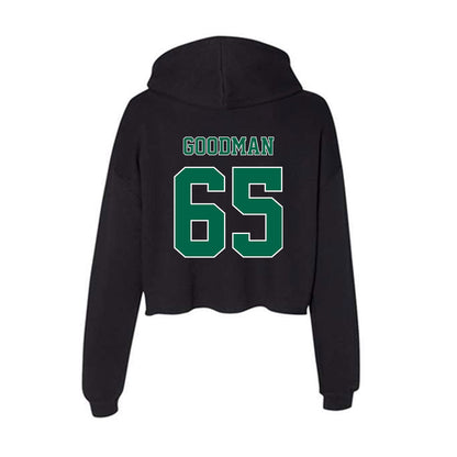 Tulane - NCAA Football : Andrew Goodman - Women's Crop Fleece Hoodie-1