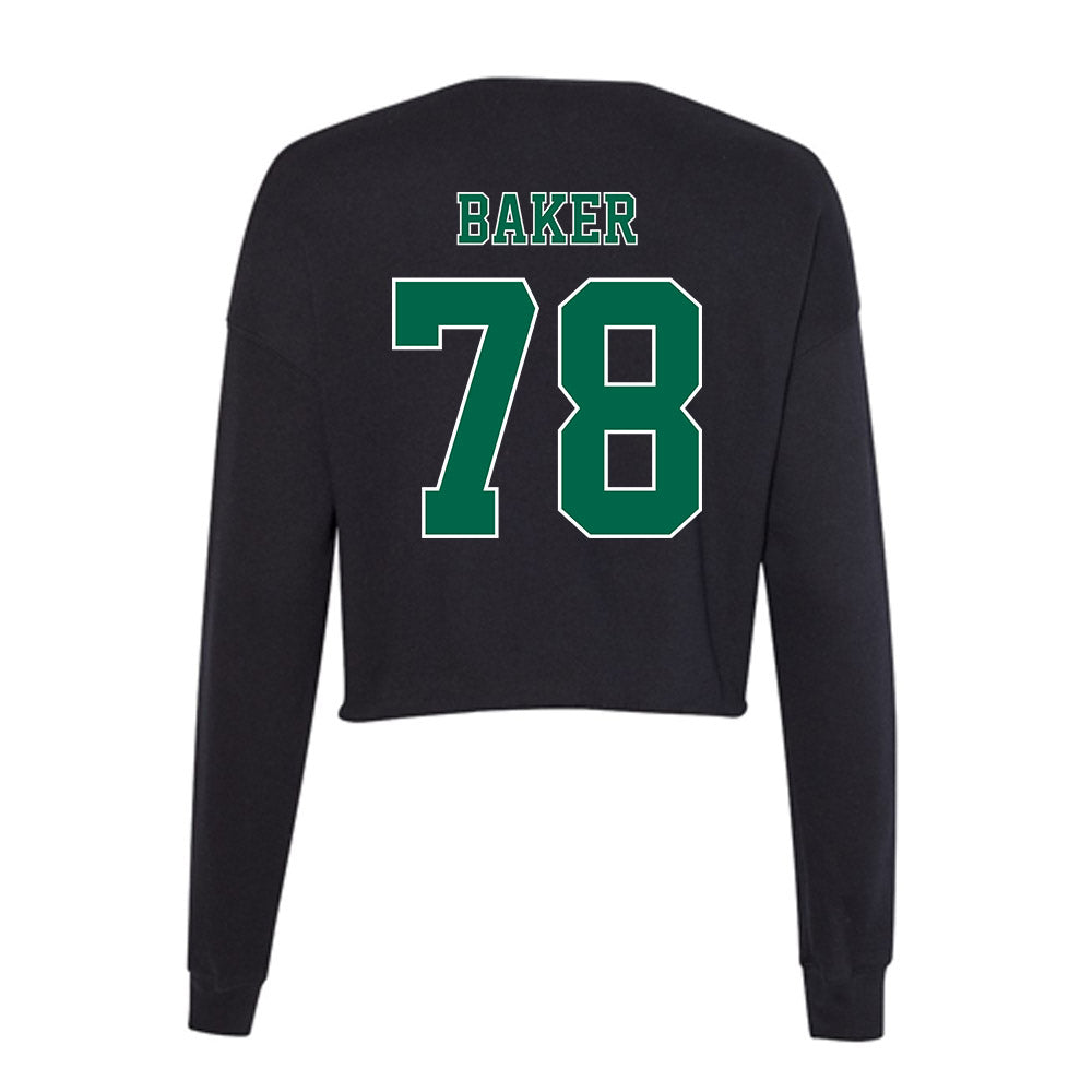 Tulane - NCAA Football : Reese Baker - Women's Cropped Crew Fleece-1
