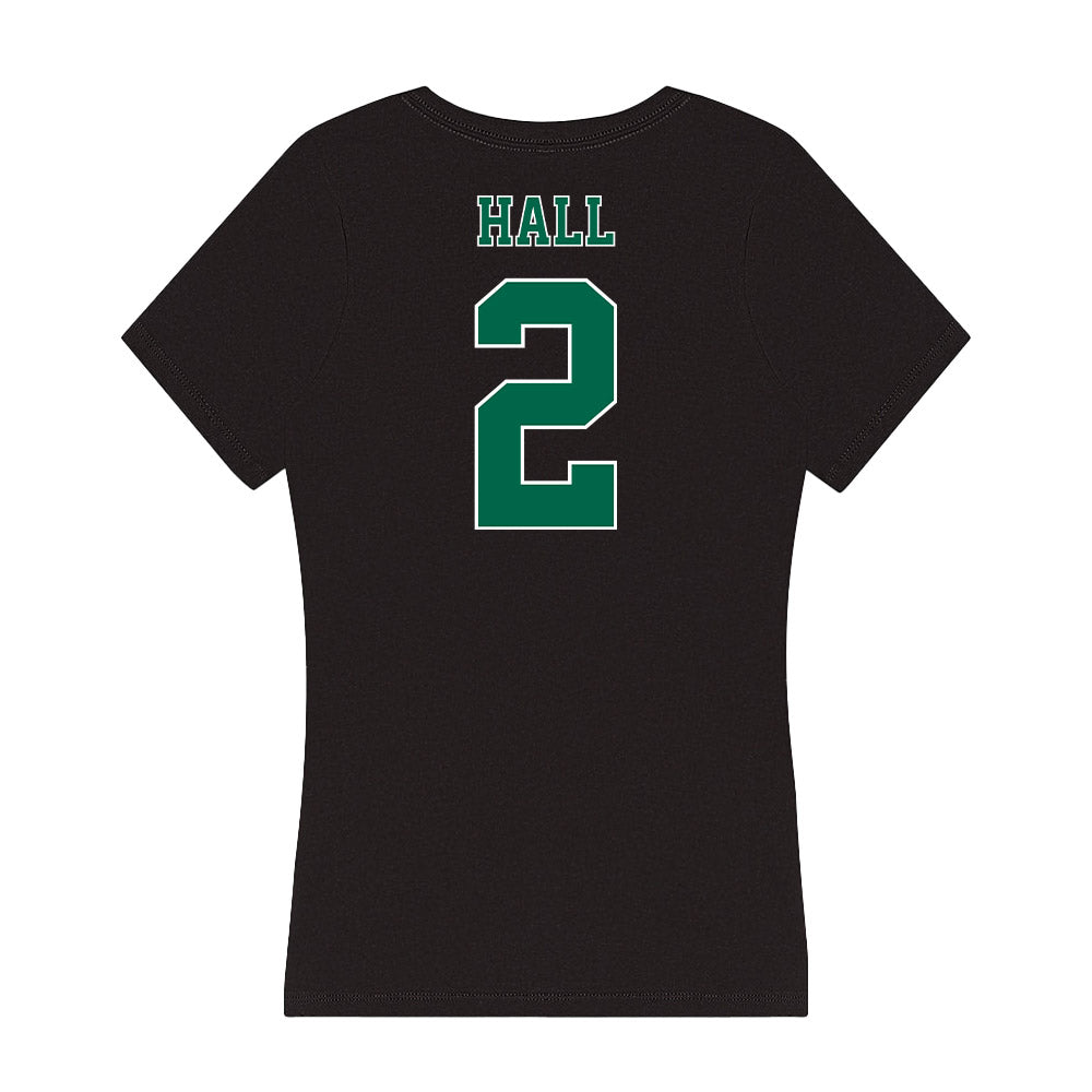 Tulane - NCAA Beach Volleyball : Sara Hall - Women's V-Neck T-Shirt-1