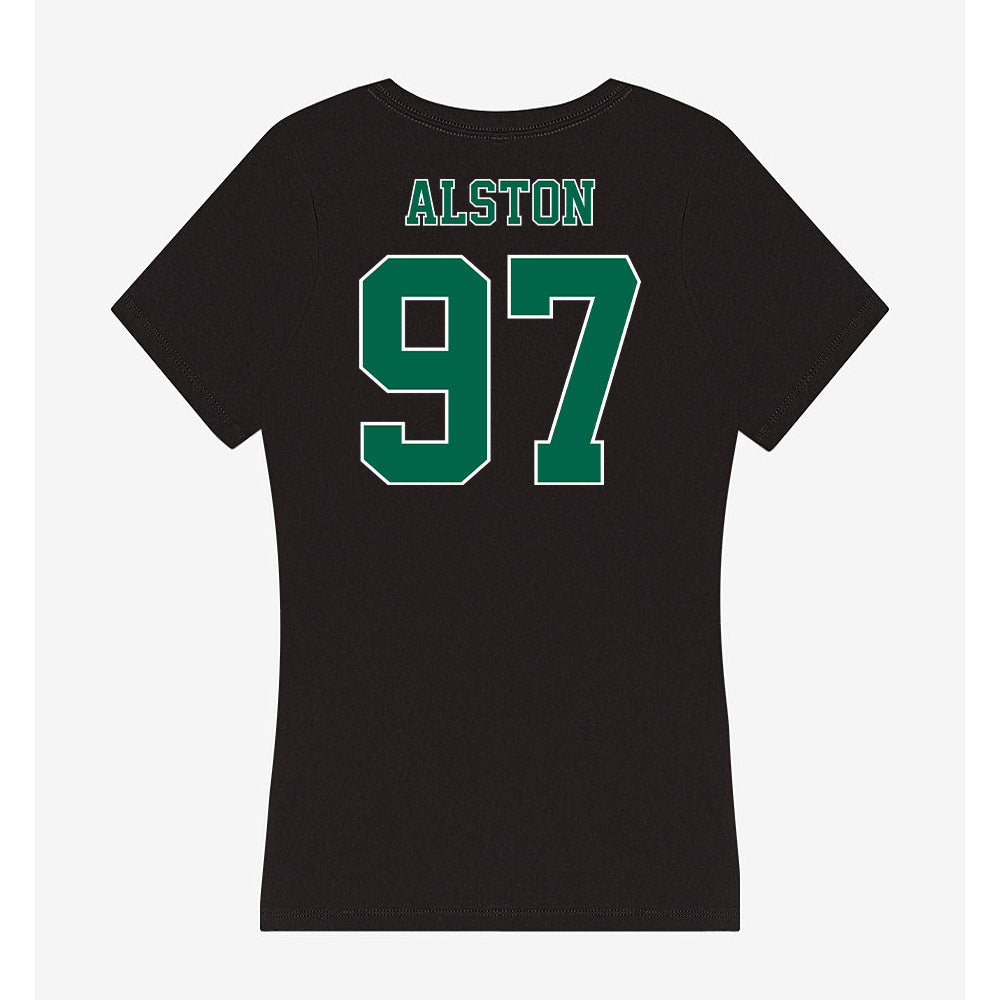 Tulane - NCAA Football : Nikolas Alston - Women's V-Neck T-Shirt-1