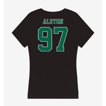 Tulane - NCAA Football : Nikolas Alston - Women's V-Neck T-Shirt-1