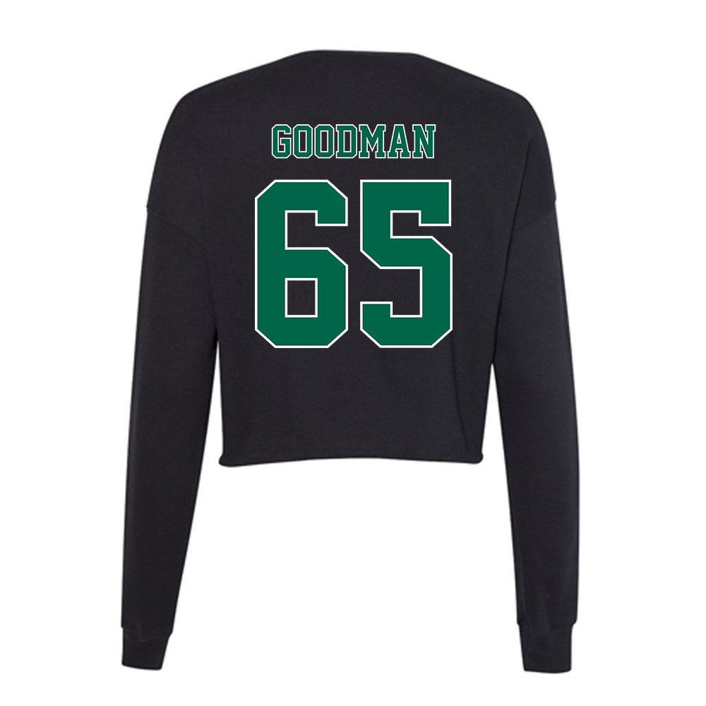 Tulane - NCAA Football : Andrew Goodman - Women's Cropped Crew Fleece-1