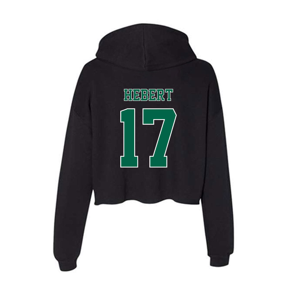 Tulane - NCAA Baseball : Brady Hebert - Women's Crop Fleece Hoodie-1