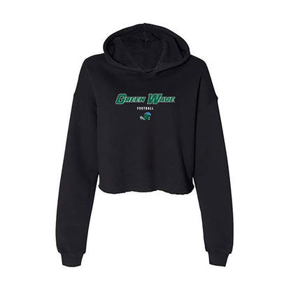 Tulane - NCAA Football : William Hudlow - Women's Crop Fleece Hoodie-0