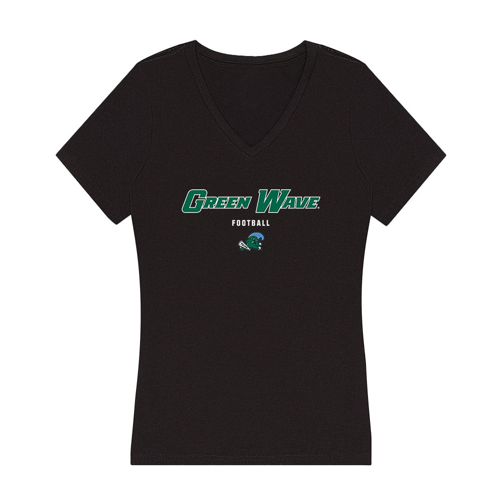 Tulane - NCAA Football : Dallas Winner-Johnson - Women's V-Neck T-Shirt-0
