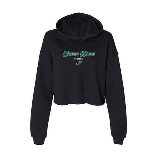 Tulane - NCAA Football : Jean-Jacques Hunter - Women's Crop Fleece Hoodie-0