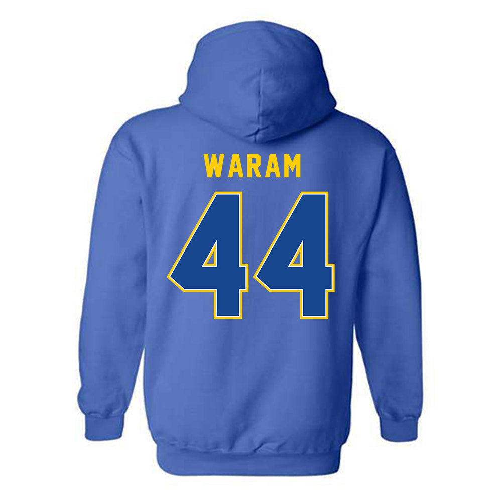 UAF - NCAA Women's Basketball : Halle Waram - Classic Shersey Hooded Sweatshirt-1