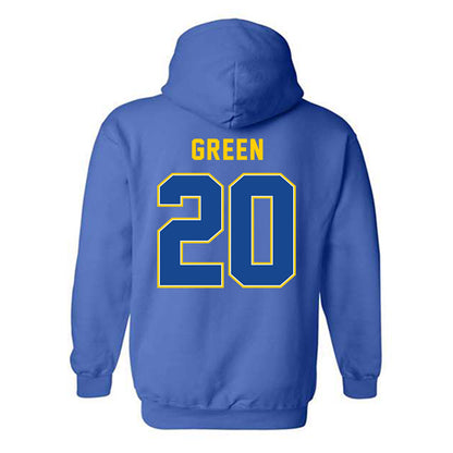 UAF - NCAA Women's Basketball : Pearle Green - Classic Shersey Hooded Sweatshirt-1