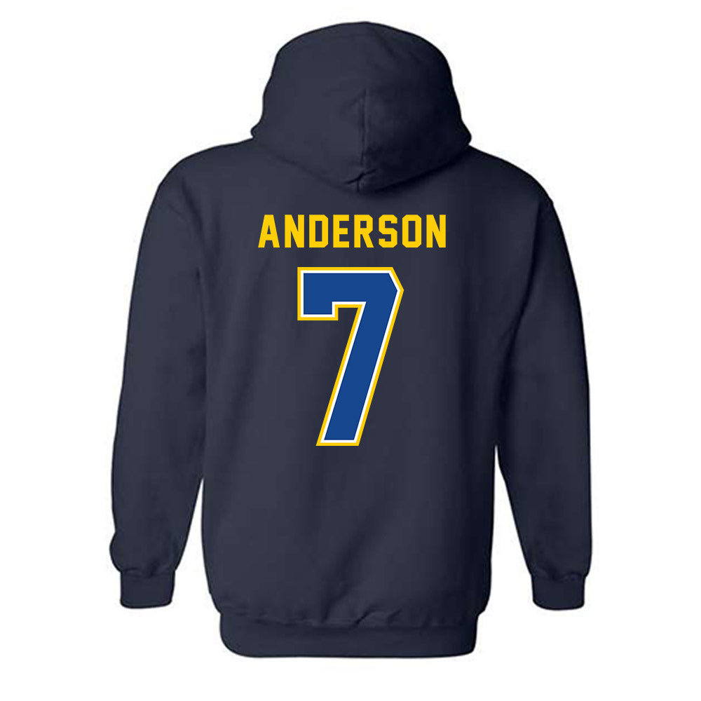 UAF - NCAA Men's Ice Hockey : Jackson Anderson - Classic Shersey Hooded Sweatshirt-1