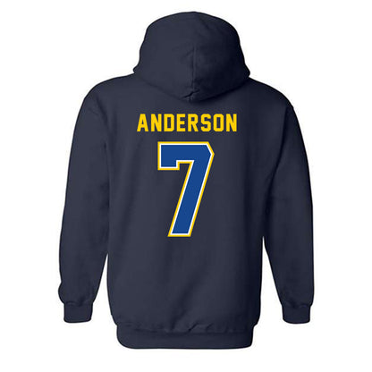 UAF - NCAA Men's Ice Hockey : Jackson Anderson - Classic Shersey Hooded Sweatshirt-1