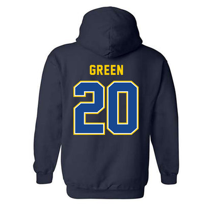 UAF - NCAA Women's Basketball : Pearle Green - Classic Shersey Hooded Sweatshirt-1