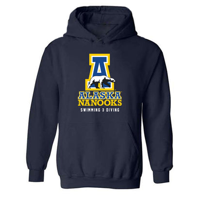 UAF - NCAA Women's Swimming & Diving : Guielsie Borbon - Classic Shersey Hooded Sweatshirt-0