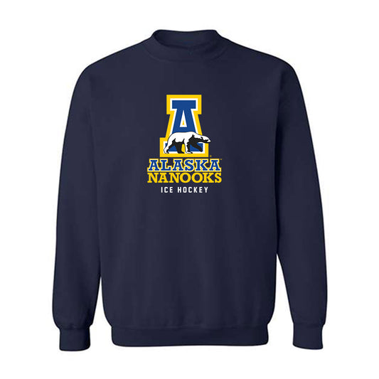 UAF - NCAA Men's Ice Hockey : Jackson Anderson - Classic Shersey Crewneck Sweatshirt-0