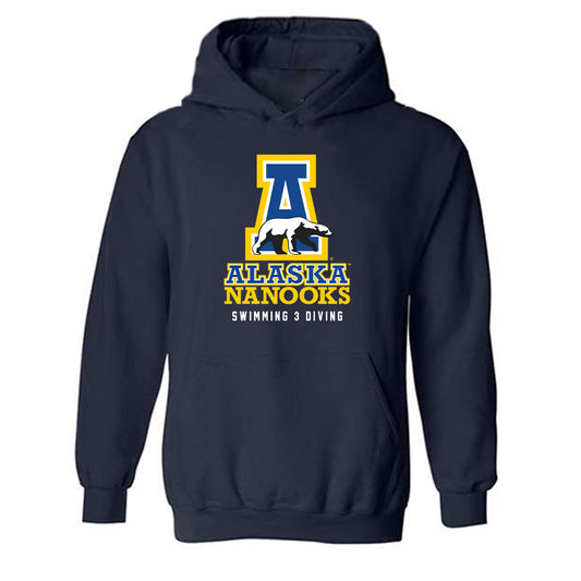 UAF - NCAA Women's Swimming & Diving : Alexandra Pecore - Classic Shersey Hooded Sweatshirt-0