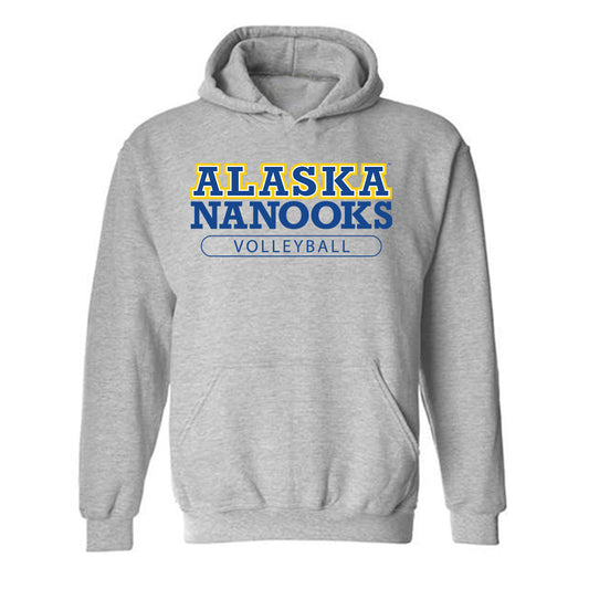 UAF - NCAA Women's Volleyball : McKenna Smith - Classic Shersey Hooded Sweatshirt-0