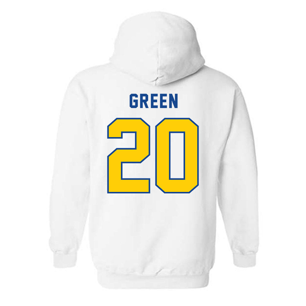 UAF - NCAA Women's Basketball : Pearle Green - Classic Shersey Hooded Sweatshirt-1