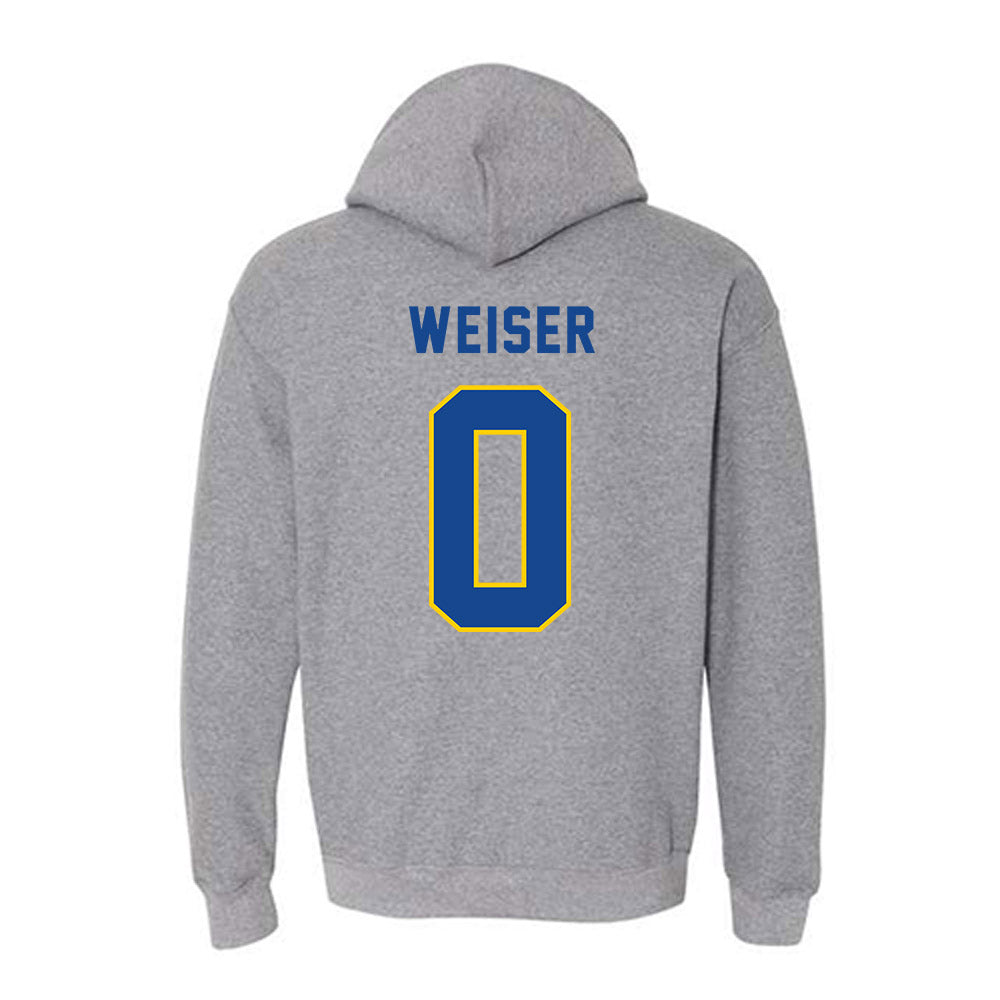 UAF - NCAA Men's Basketball : Tariq Weiser - Classic Shersey Hooded Sweatshirt-1