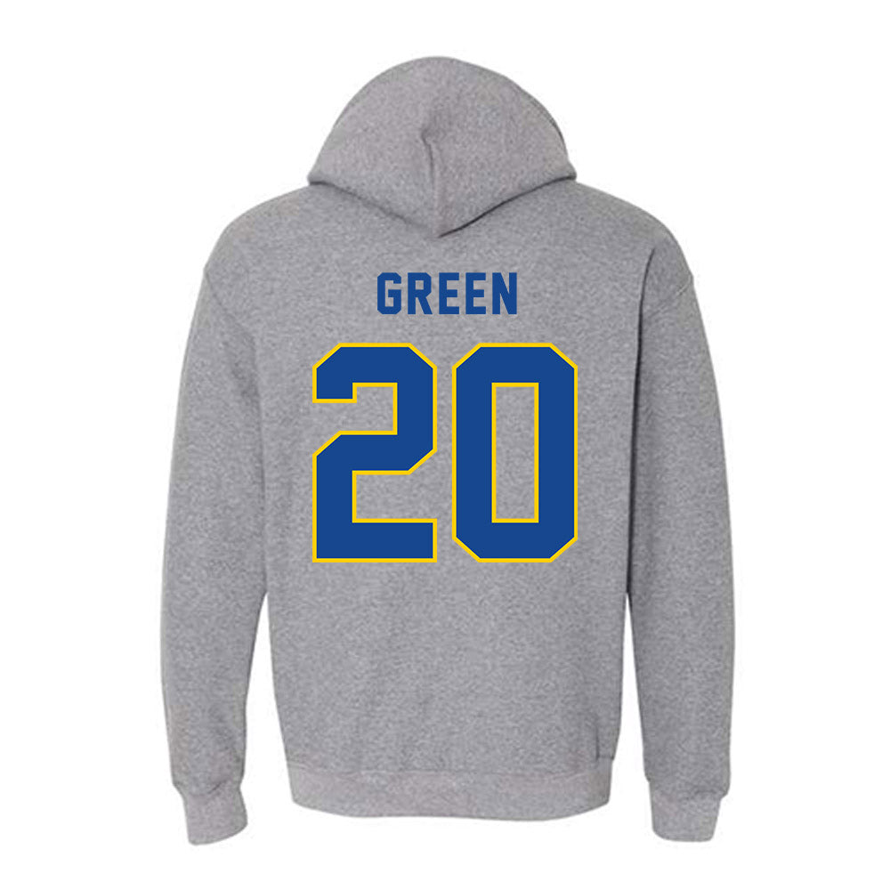 UAF - NCAA Women's Basketball : Pearle Green - Classic Shersey Hooded Sweatshirt-1