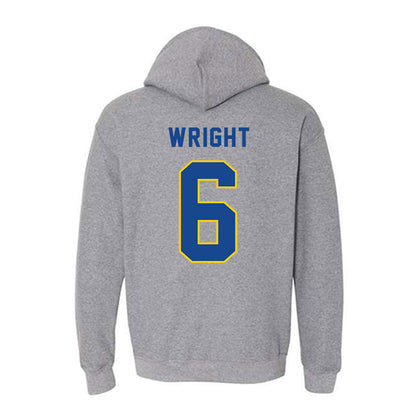 UAF - NCAA Women's Volleyball : Kelli Wright - Classic Shersey Hooded Sweatshirt-1