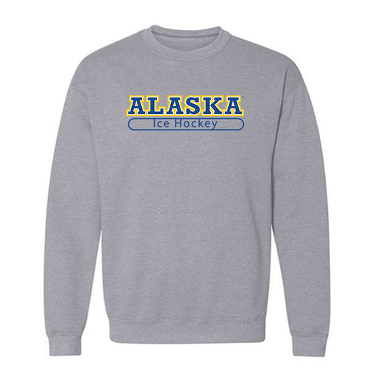 UAF - NCAA Men's Ice Hockey : Jackson Anderson - Classic Shersey Crewneck Sweatshirt-0