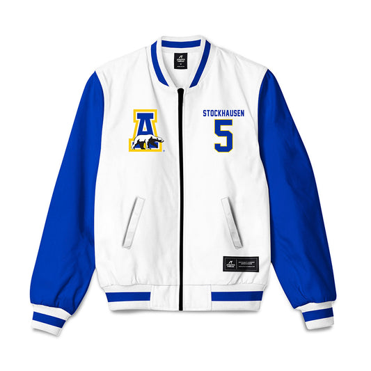 UAF - NCAA Men's Basketball : Marcus Stockhausen - Bomber Jacket-0