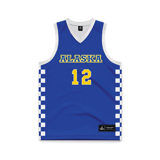 UAF - NCAA Men's Basketball : Jeremiah Hersrud - Basketball Jersey-0