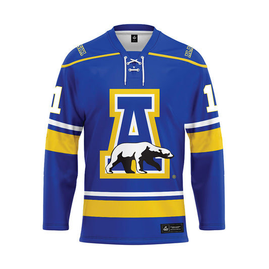 UAF - NCAA Men's Ice Hockey : Haden Kruse - Hockey Jersey-0
