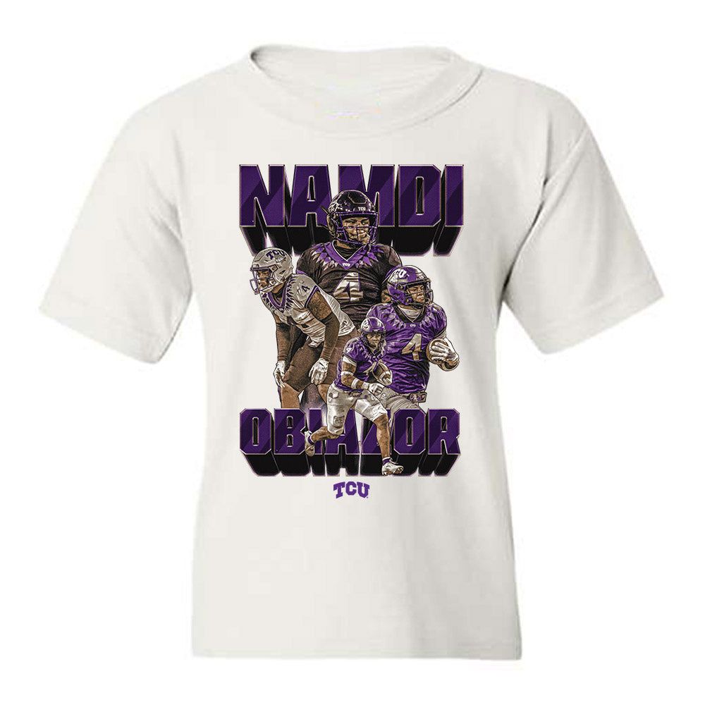 TCU - NCAA Football : Namdi Obiazor - Player Collage Youth T-Shirt-0