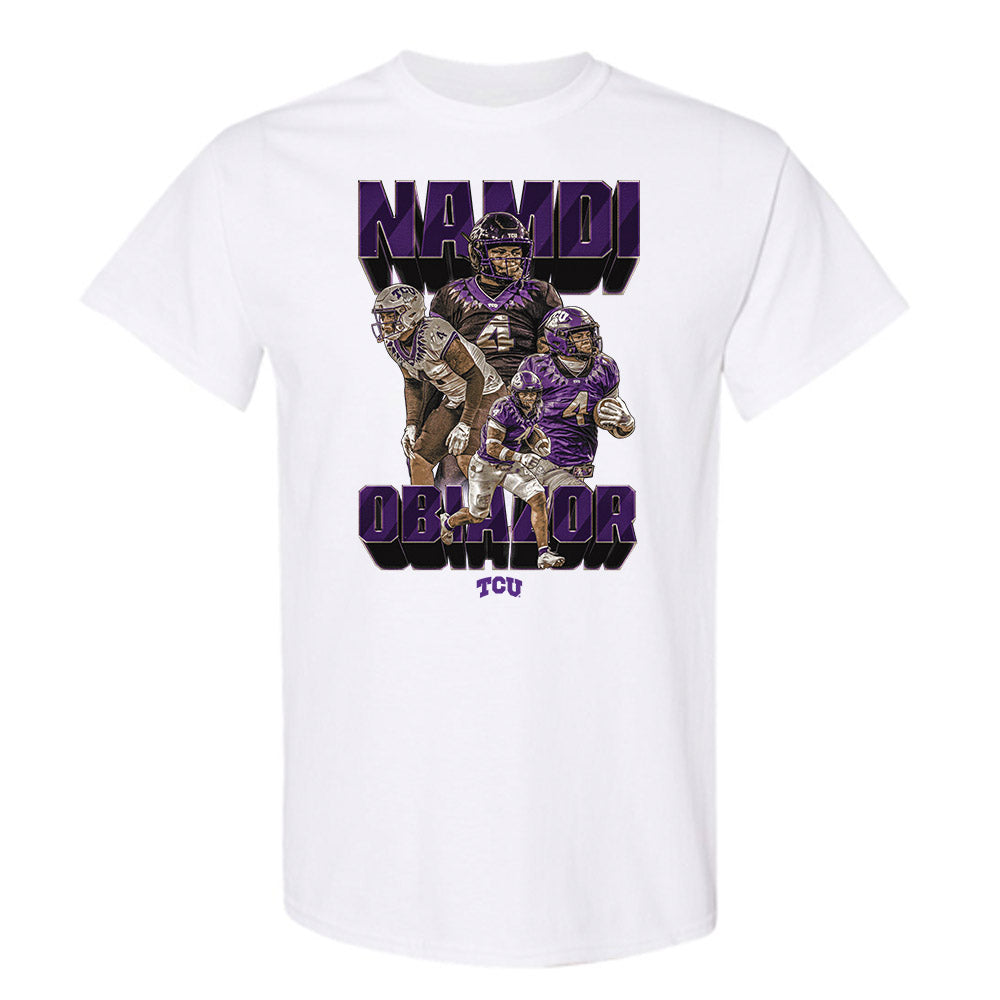 TCU - NCAA Football : Namdi Obiazor - Player Collage T-Shirt-0