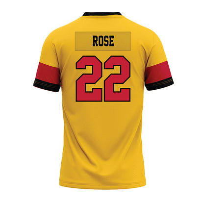 Ferris State - NCAA Football : Brady Rose - 2024 Yellow Premium Football Jersey-1