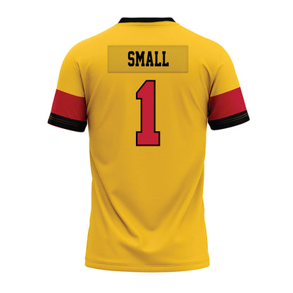 Ferris State - NCAA Football : Deion Small - 2024 Yellow Premium Football Jersey-1