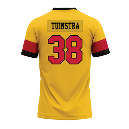 Ferris State - NCAA Football : Levi Tuinstra - 2024 Yellow Premium Football Jersey-1