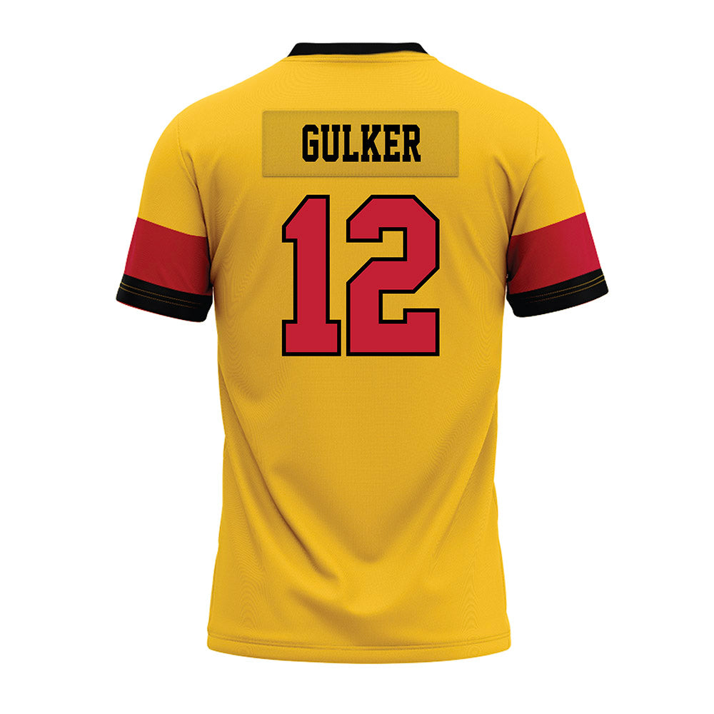 Ferris State - NCAA Football : Carson Gulker - 2024 Yellow Premium Football Jersey-1