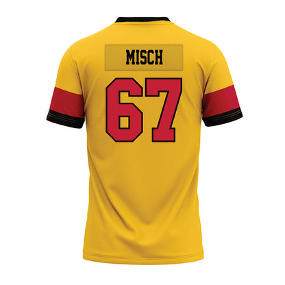 Ferris State - NCAA Football : Matthew Misch - 2024 Yellow Premium Football Jersey-1