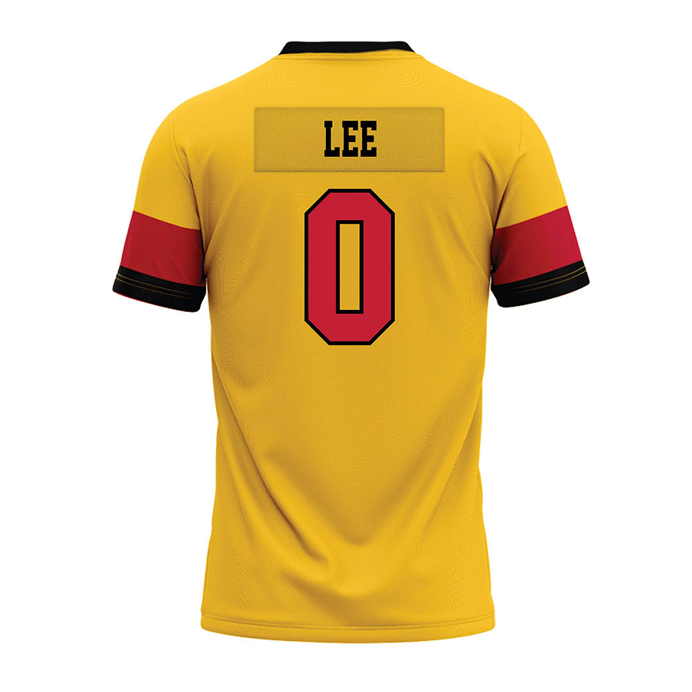 Ferris State - NCAA Football : Jeremiah Lee - 2024 Yellow Premium Football Jersey-1