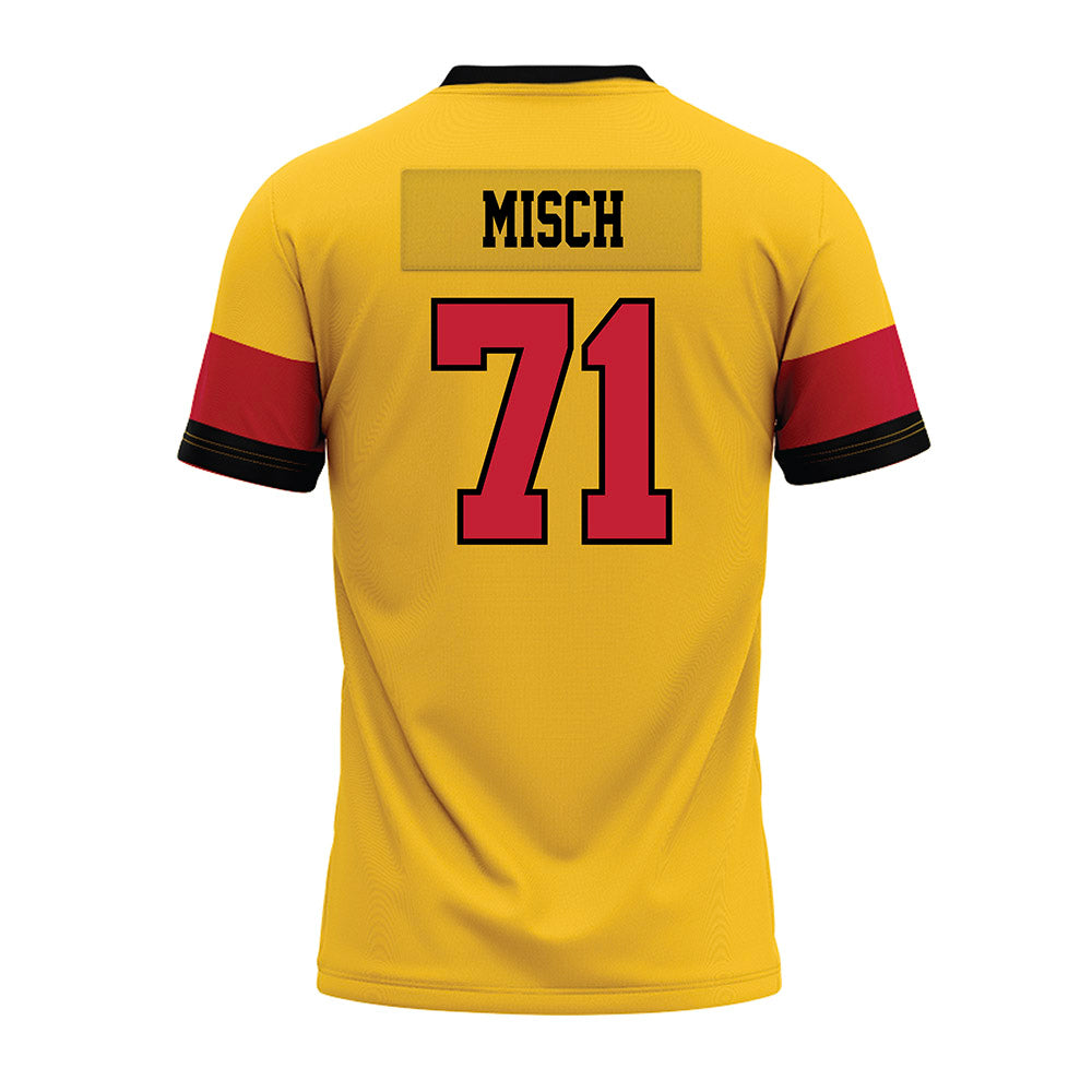 Ferris State - NCAA Football : Matthew Misch - 2024 Yellow Premium Football Jersey-1