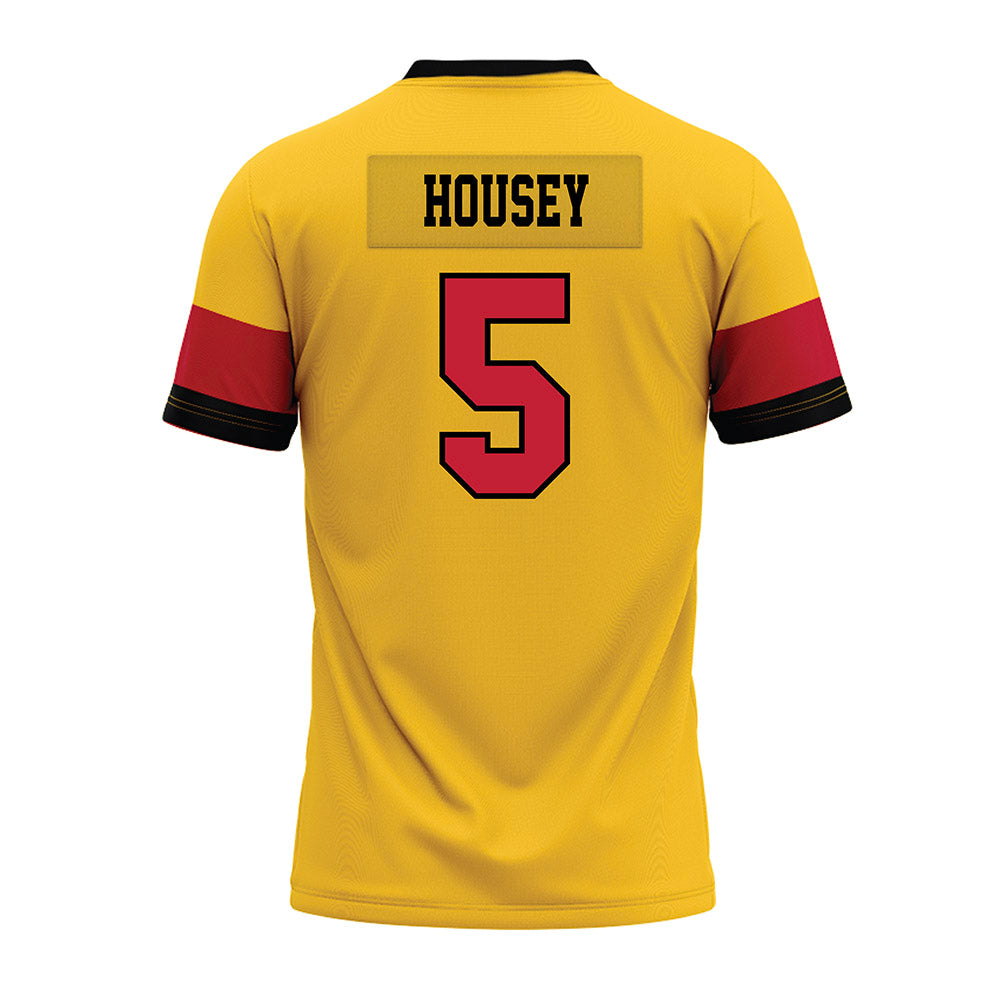 Ferris State - NCAA Football : Jeremiah Housey - 2024 Yellow Premium Football Jersey-1