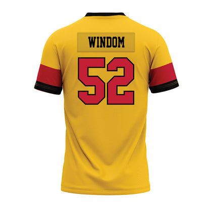 Ferris State - NCAA Football : Jarvis Windom - 2024 Yellow Premium Football Jersey-1