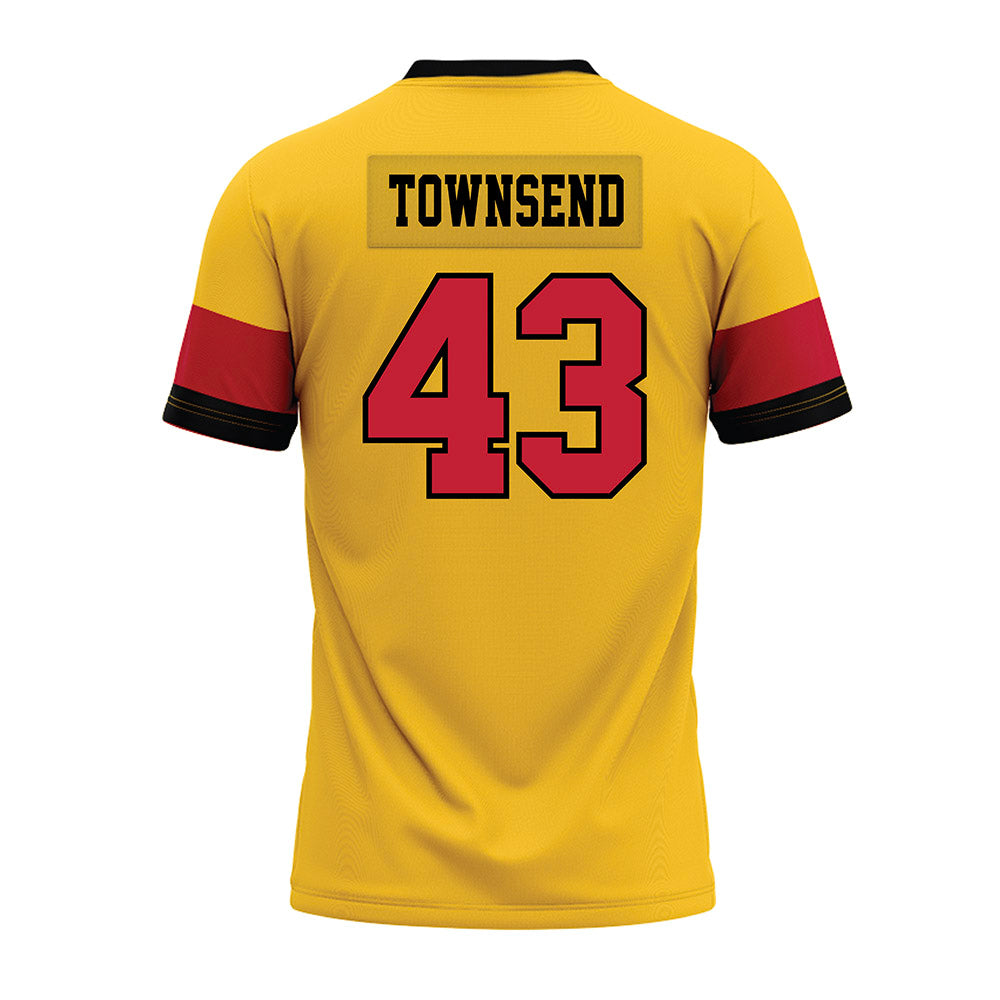 Ferris State - NCAA Football : Razah Townsend - 2024 Yellow Premium Football Jersey-1