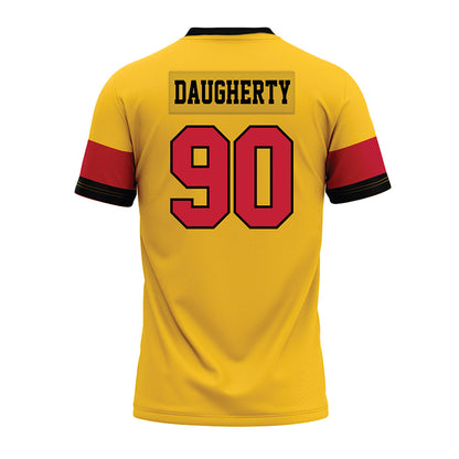 Ferris State - NCAA Football : Royce Daugherty - 2024 Yellow Premium Football Jersey-1