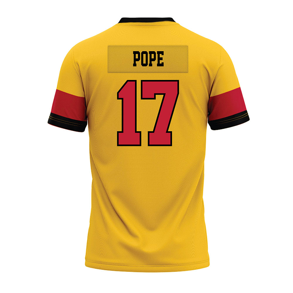 Ferris State - NCAA Football : Quentin Pope - 2024 Yellow Premium Football Jersey-1
