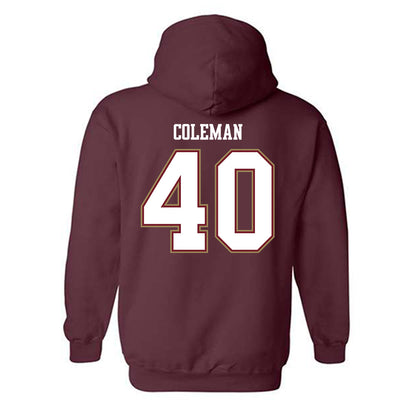Charleston - NCAA Baseball : Walker Coleman - Hooded Sweatshirt-1