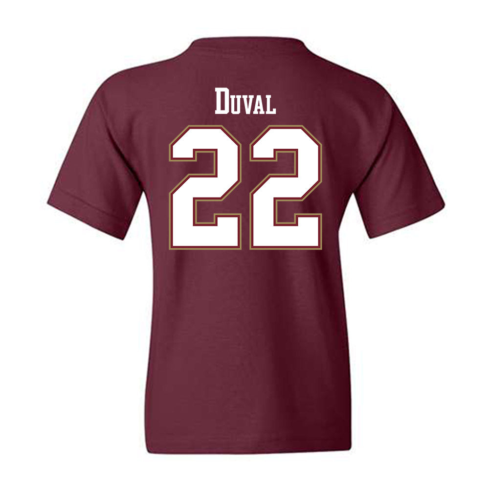 Charleston - NCAA Baseball : Derek Duval - Youth T-Shirt-1
