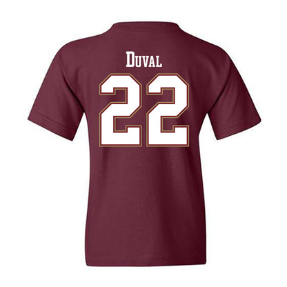 Charleston - NCAA Baseball : Derek Duval - Youth T-Shirt-1