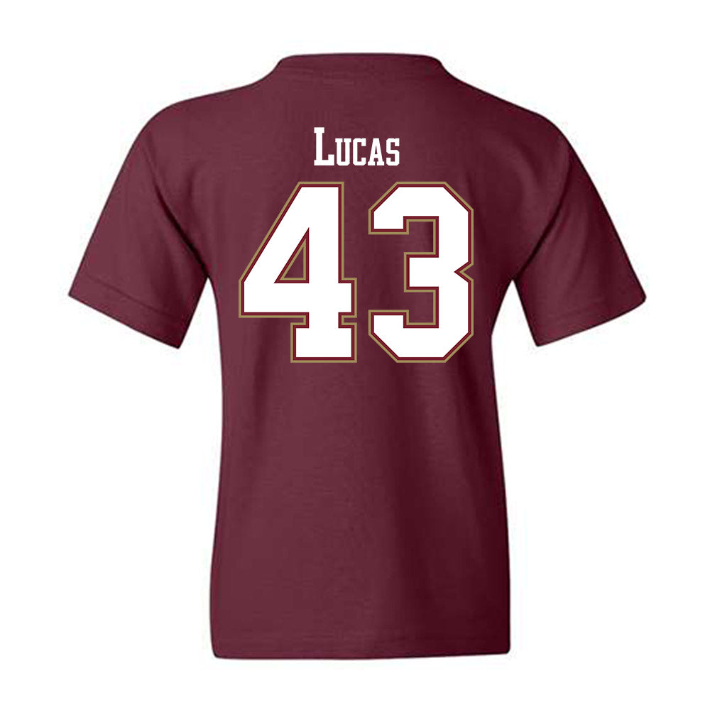 Charleston - NCAA Baseball : Asher Lucas - Youth T-Shirt-1