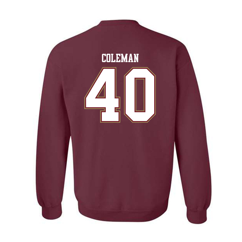 Charleston - NCAA Baseball : Walker Coleman - Crewneck Sweatshirt-1
